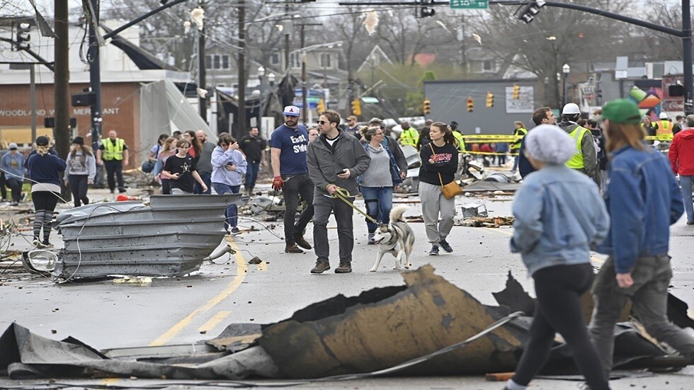 Nashville City After Tornado, Image Credit: Reuters HARRISON MCCLARY
