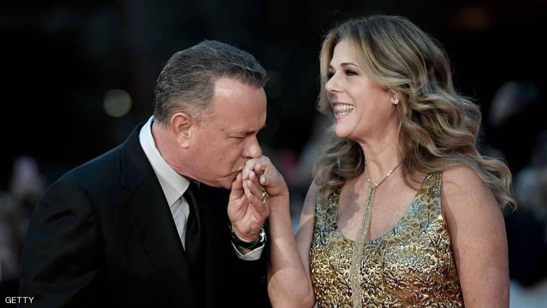 Tom Hanks and His Wife